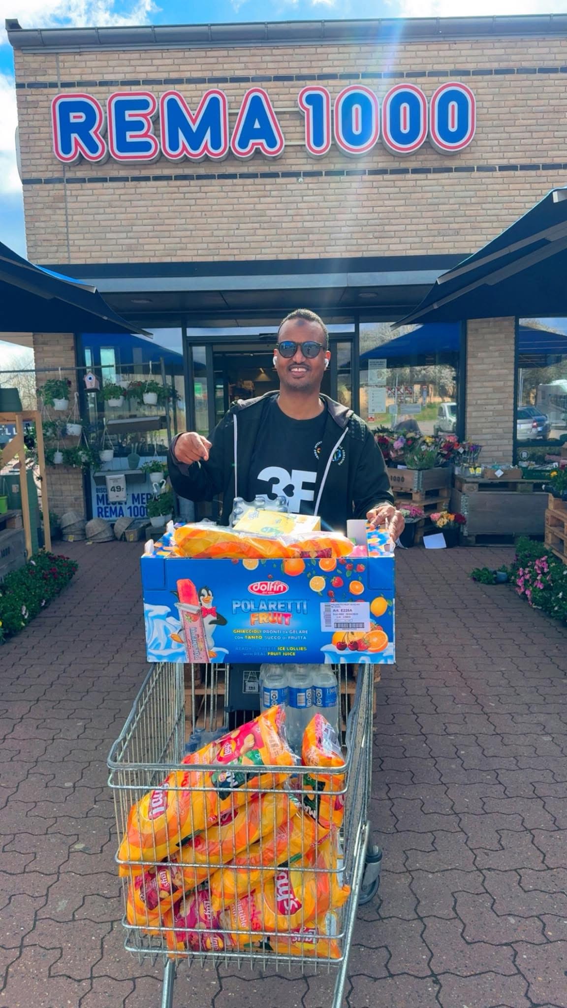 Stor tak til REMA 1000 Marsk Stigs Vej for støtte til foreningsliv og frivillighed 🌟