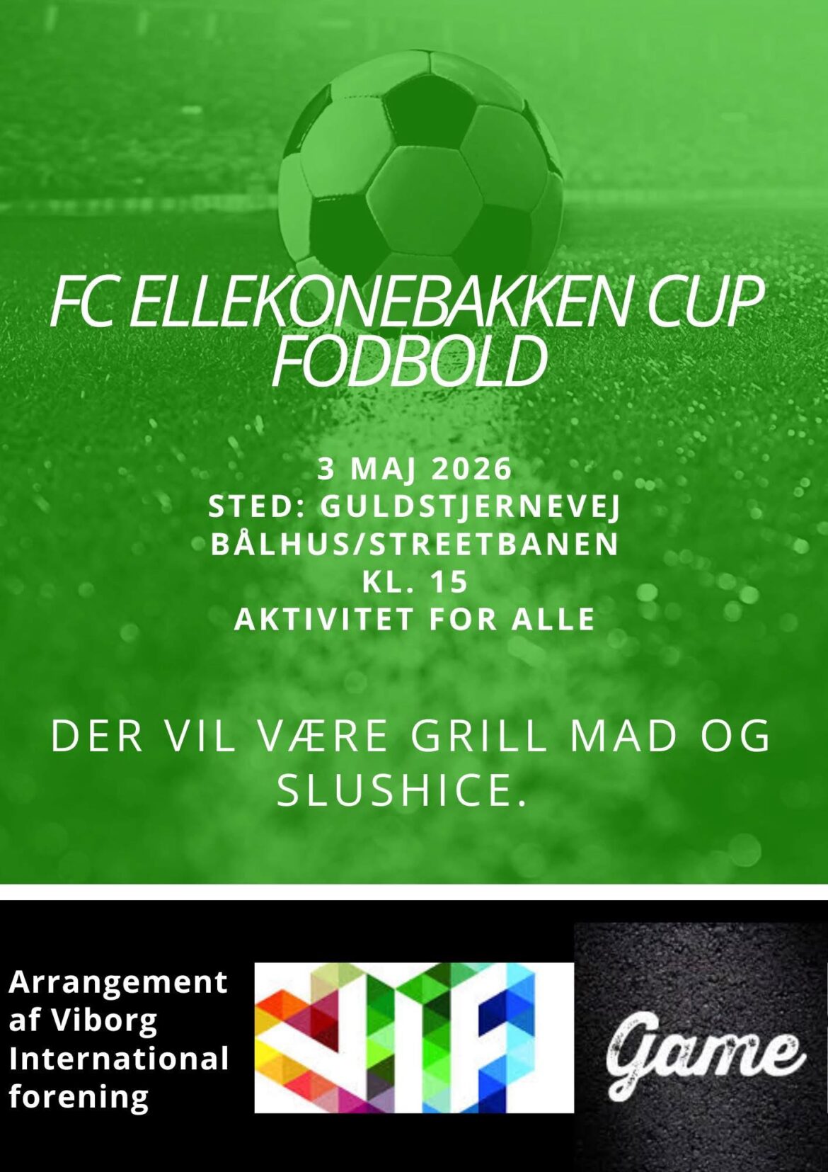 ⚽️ Bold, hygge og fællesskab den 3. maj ⚽️