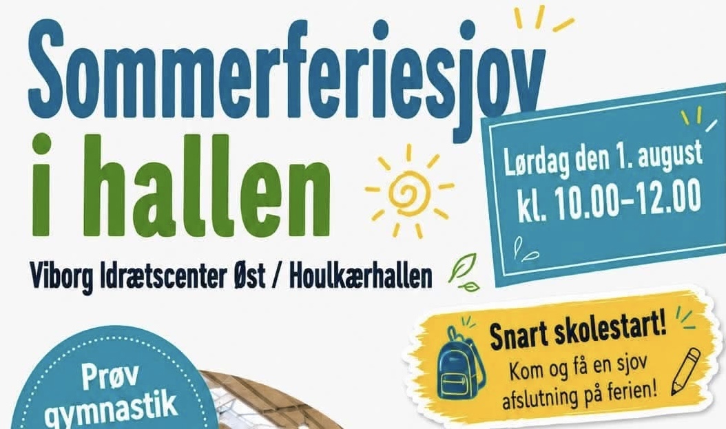 Vi ses i morgen lørdag kl 10   Viborg Idrætscenter Øst / Houlkærhallen